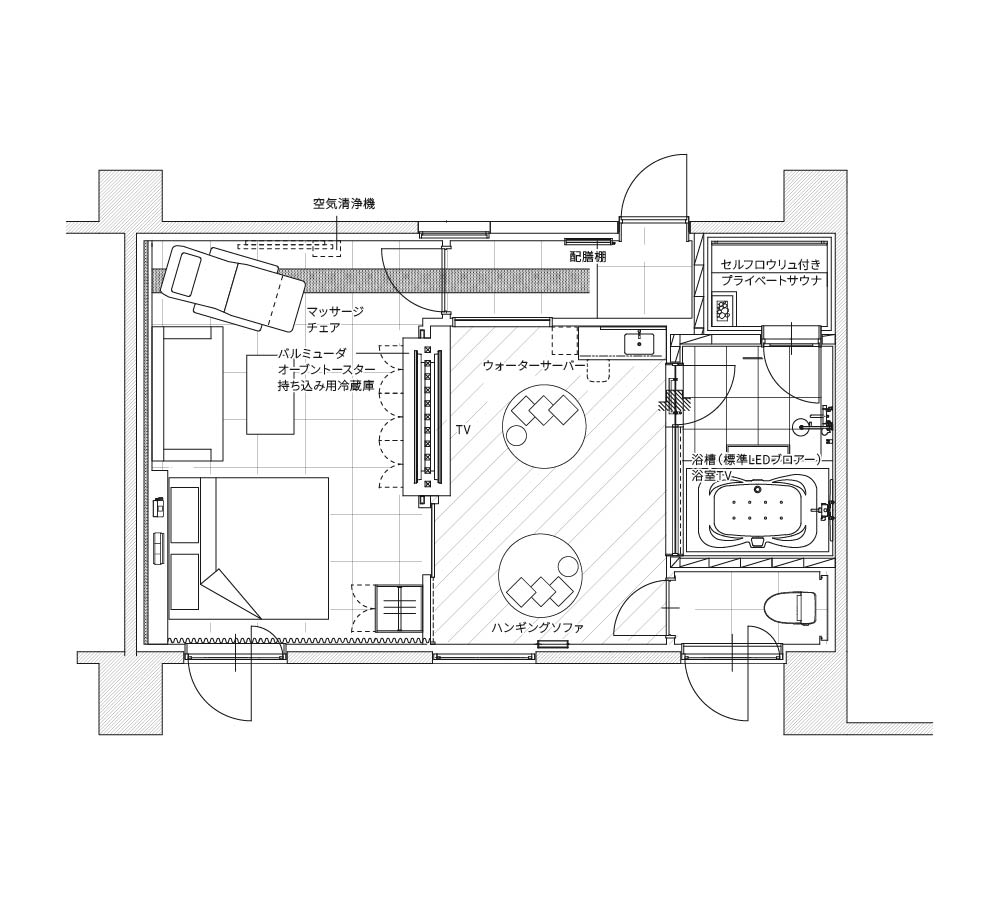 room No.304間取り