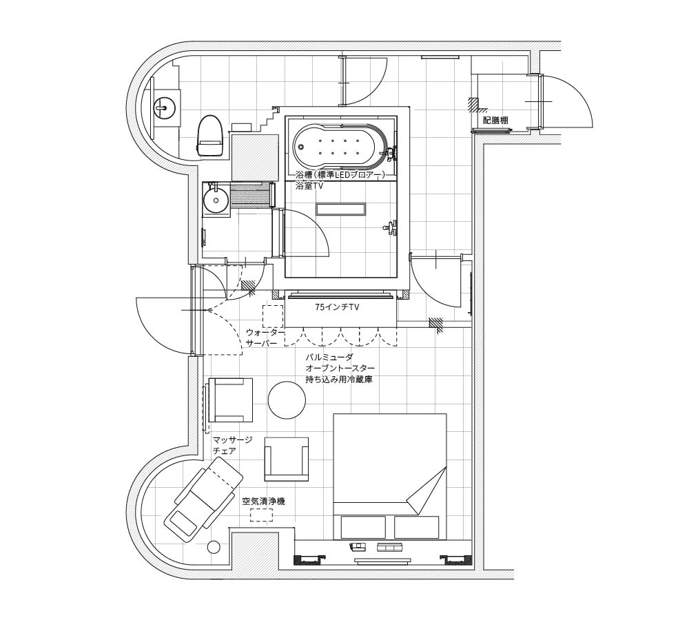 room No.401間取り