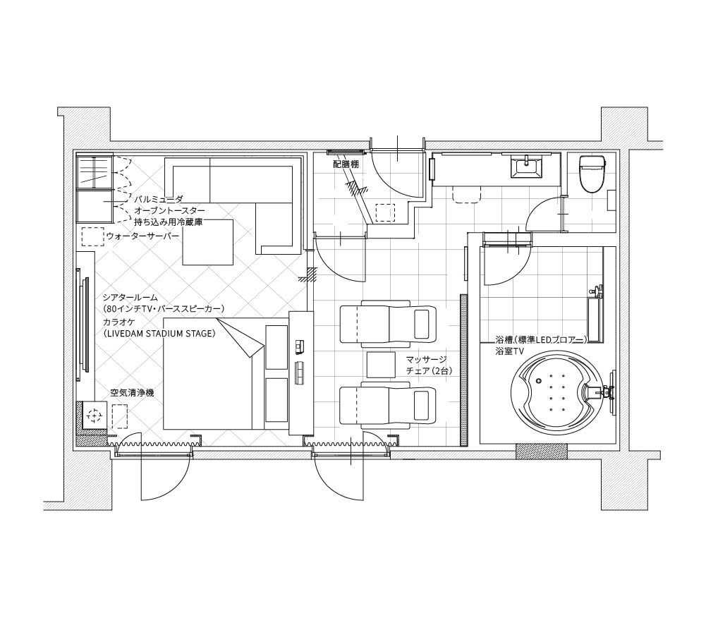 room No.403間取り