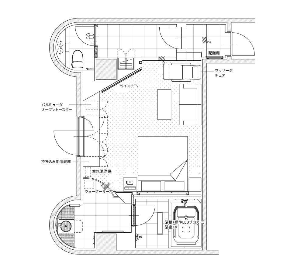 room No.501間取り