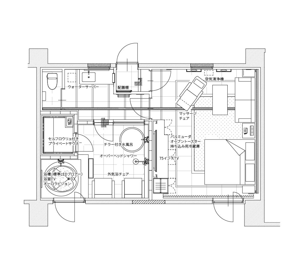 room No.504間取り