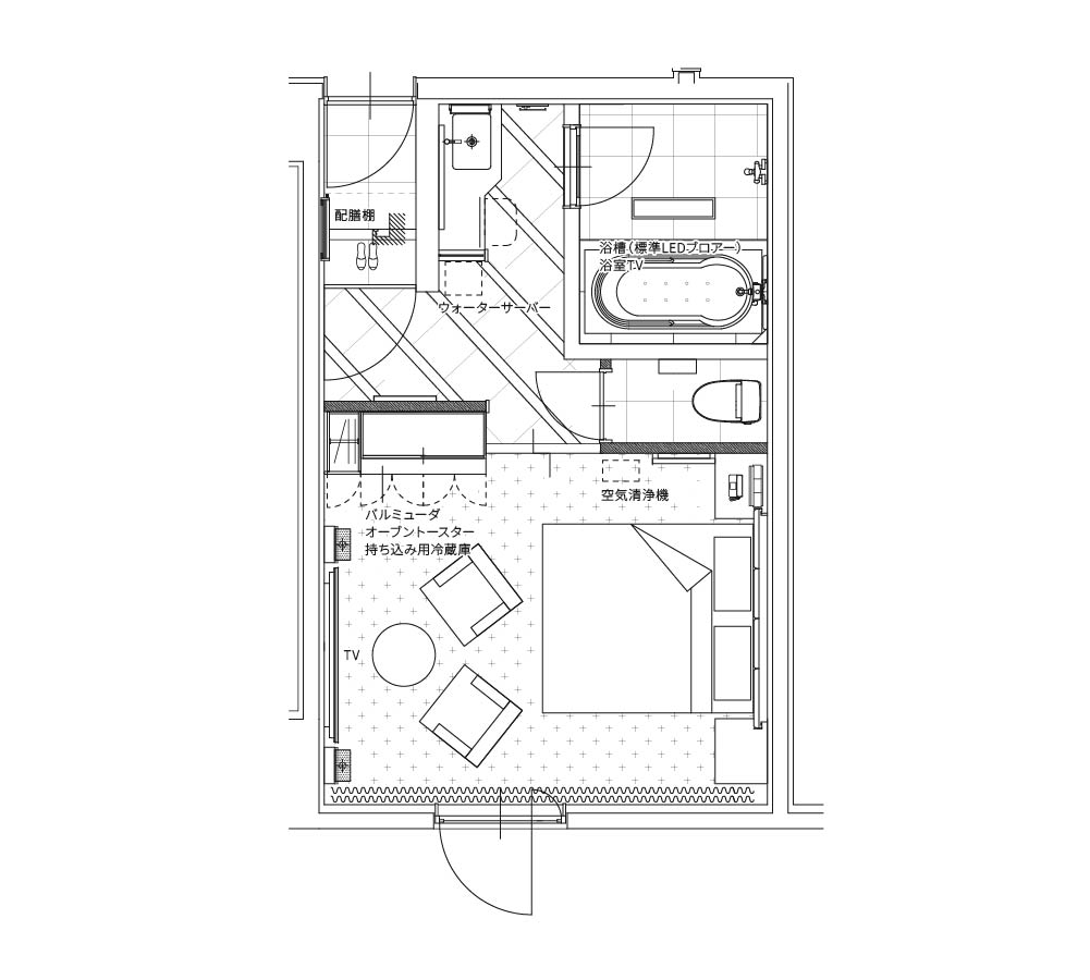 room No.505間取り