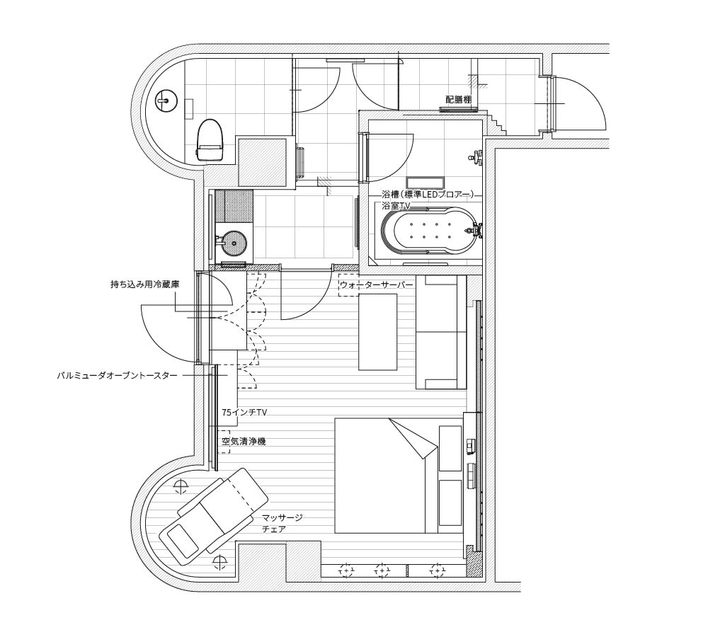 room No.601間取り