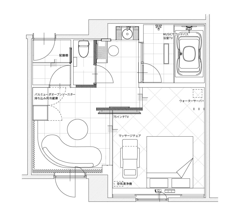 room No.705間取り