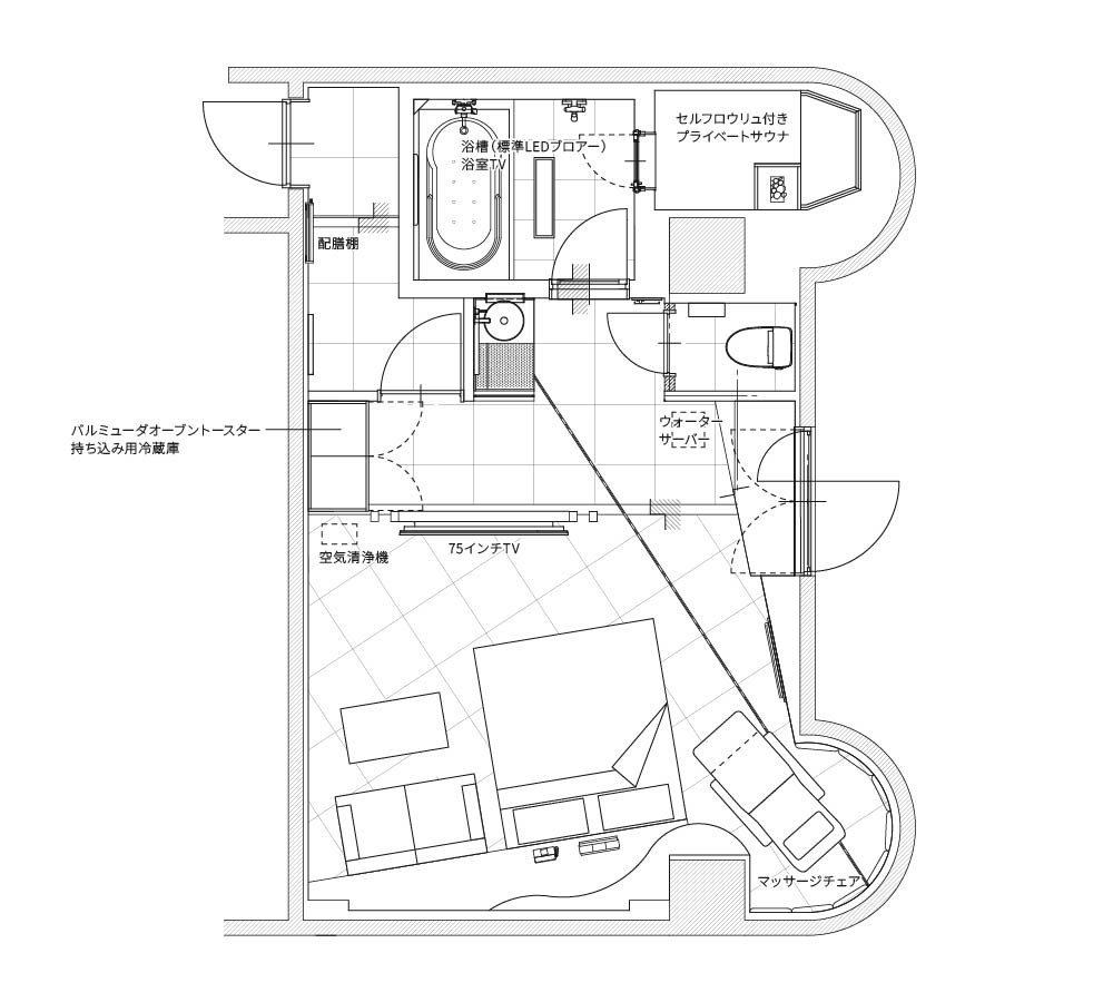 room No.706間取り