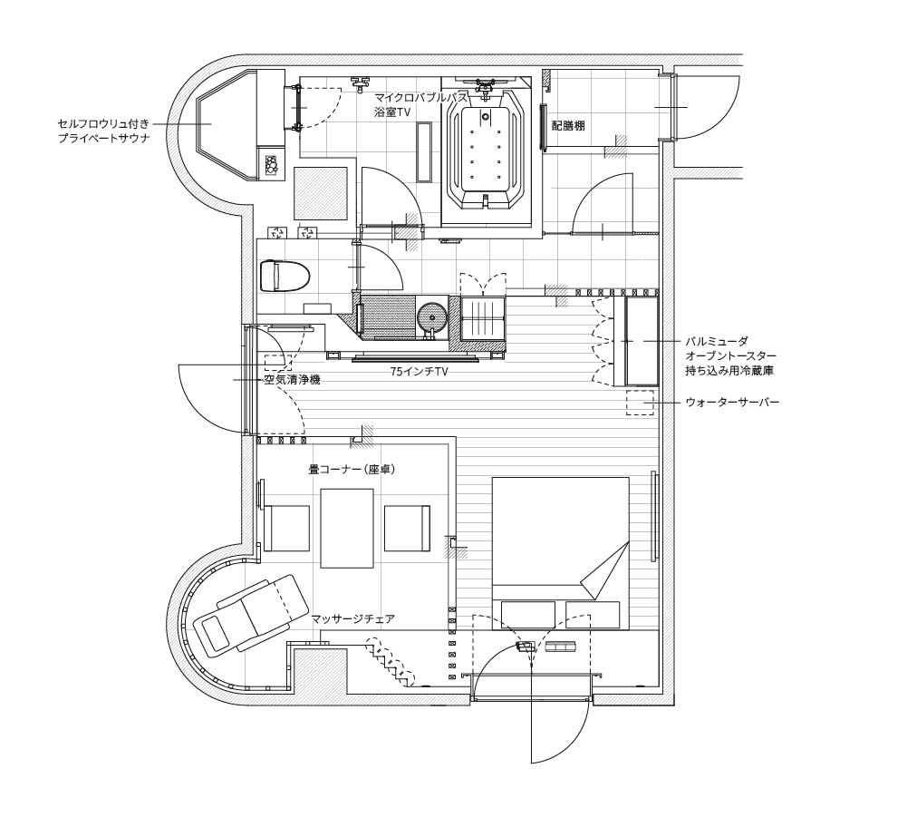 room No.801間取り